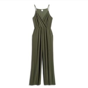 Kaileigh Lexy Knit Olive Green Wide-Leg Jumpsuit,stitchfix label XS